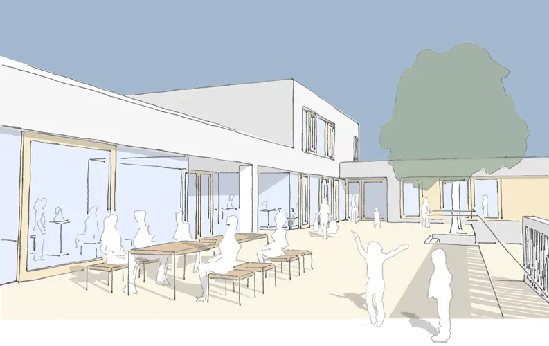 Skizze "Gemeindeplatz"