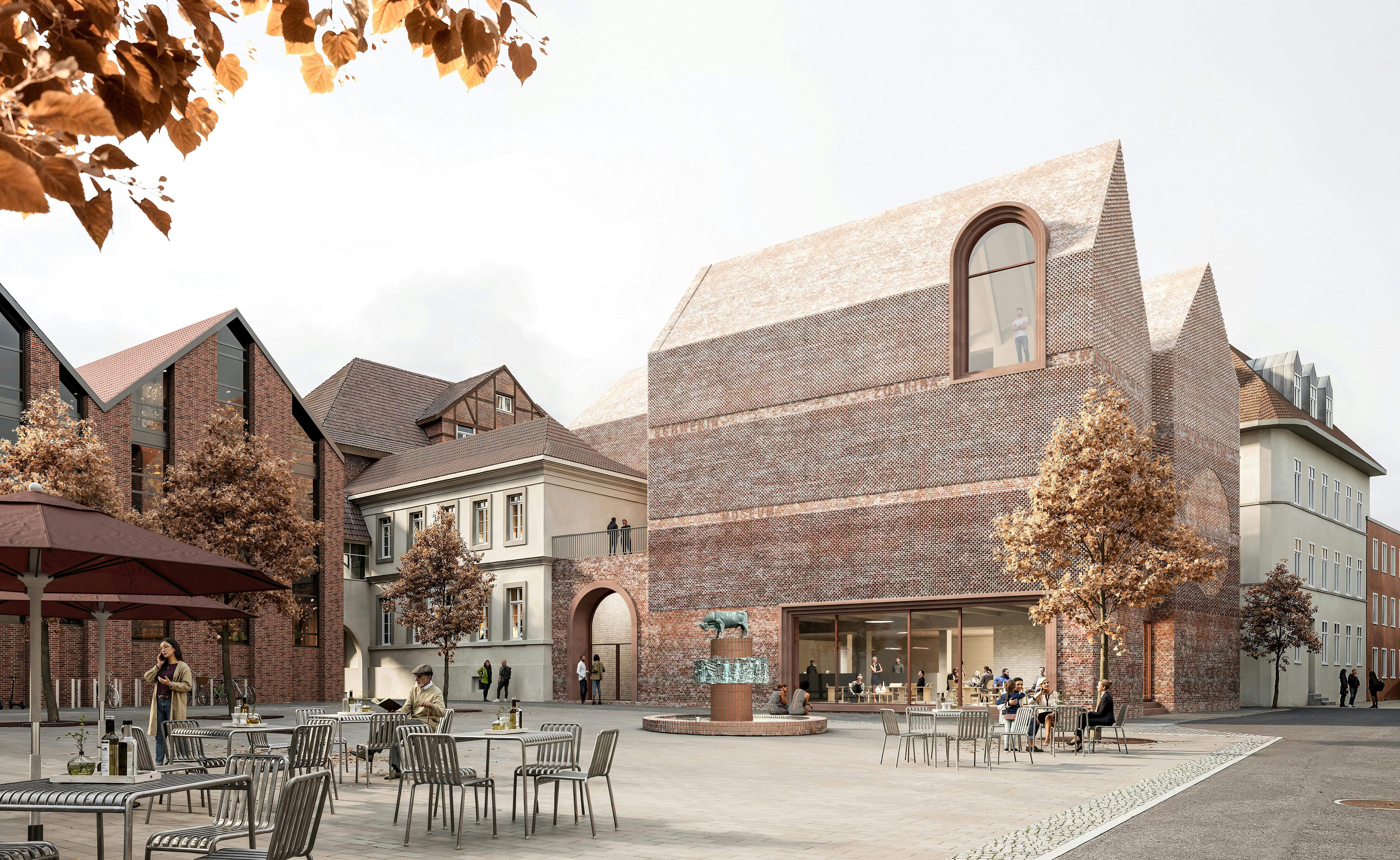 Blick vom Schlachtermarkt