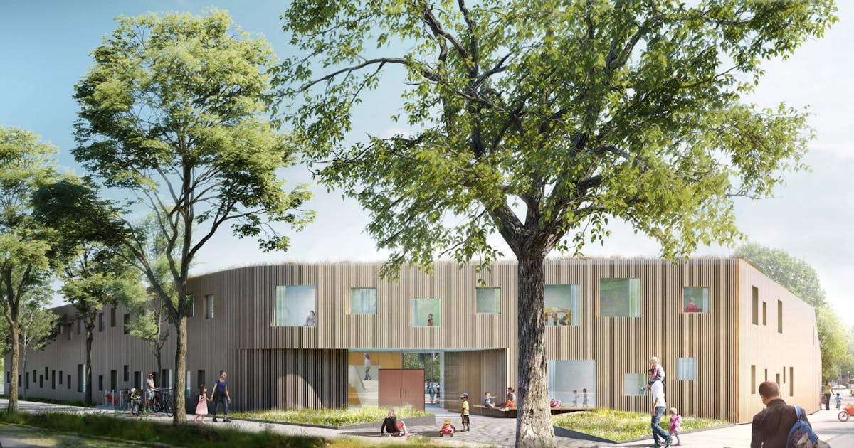 1. Preis : Neubau Kindertagesstätte Gudrunstraße in Berlin Lichtenberg ...