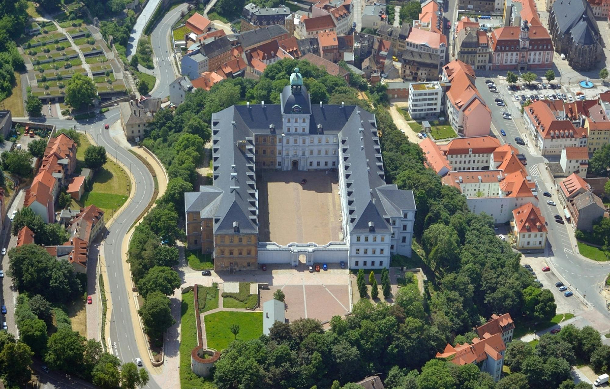 Luftbild Schloss Neu-Augustusburg