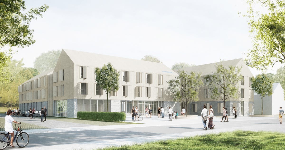 Ein 1. Preis Neubau Internatsgebäude BGZ Simmerath der Handwerkskammer Aachen Ein 1. Preis Neubau Internatsgebäude BGZ Simmerath der Handwerkskammer Aachen