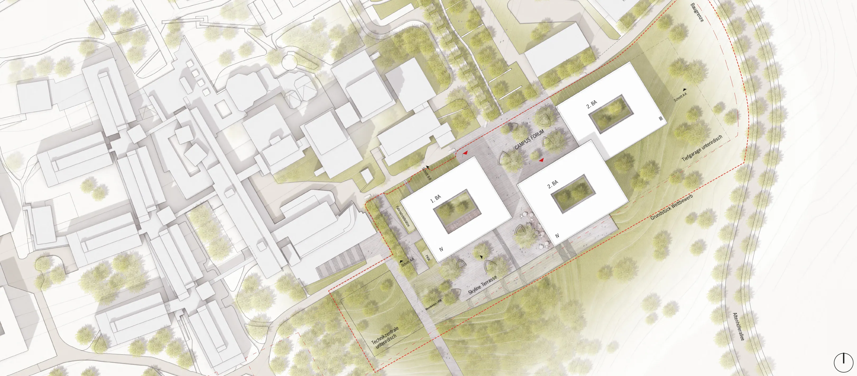 5. Preis : Neubau der Chemischen Institute und einer Technikzentrale ...