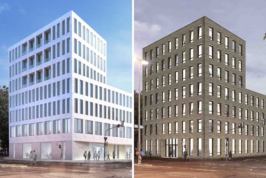 Zwei 1. Preise - links: ap plan mory osterwalder vielmo; rechts: Riehle + Assoziierte Architekten und Stadtplaner