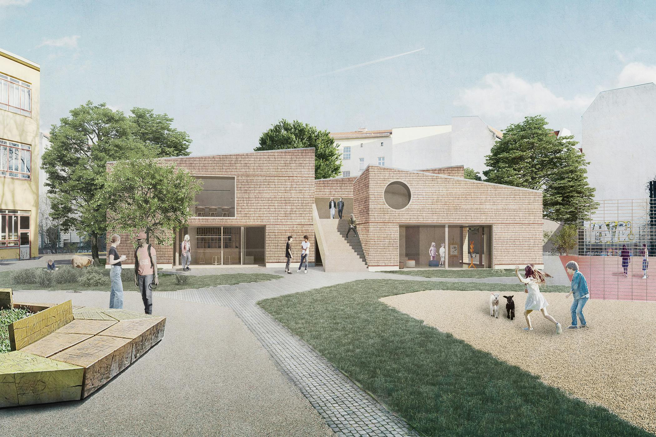 1. Preis : Erweiterung der Freien Waldorfschule Berlin-Mitte e.V