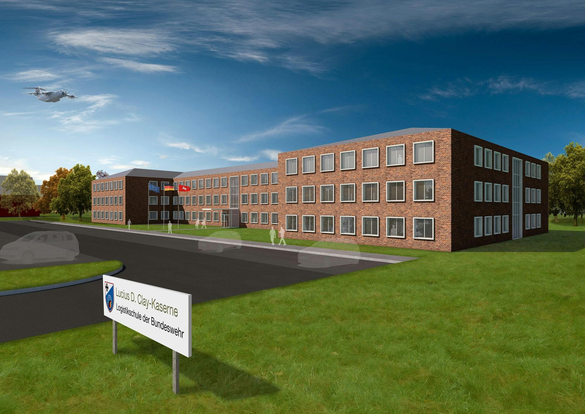 Zuschlag Lucius D. ClayKaserne Garlstedt Neubau Funktionsgebäude 336a (15 E 102007