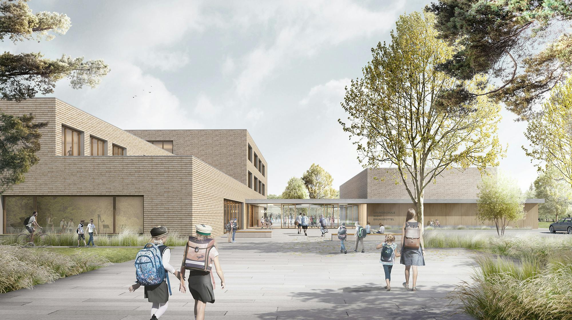 1. Preis : Neubau Grundschule West mit Sporthalle in Brunsbüttel