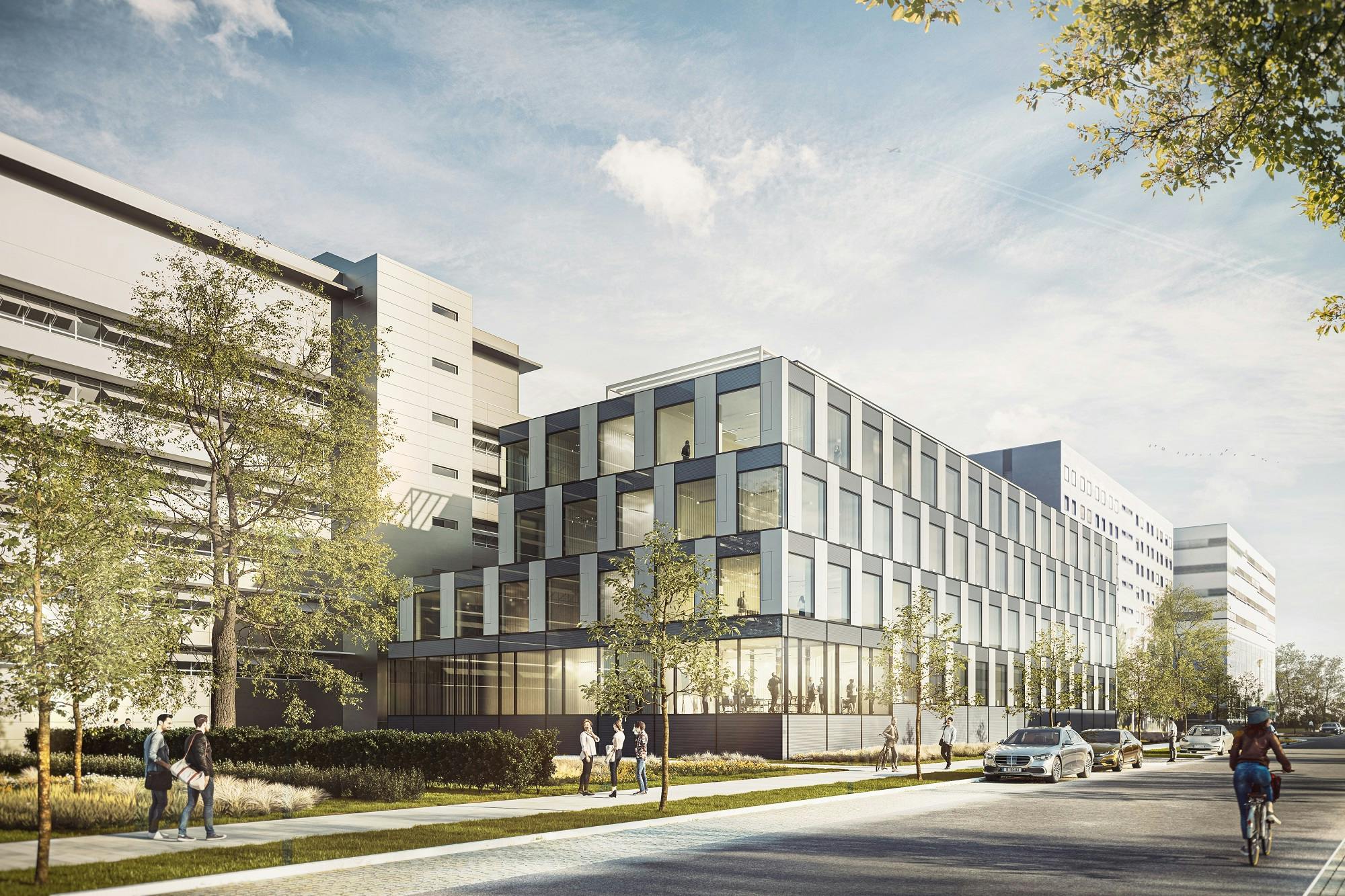 Neubau des Laborgebäudes AT-TRA in Berlin-Adlershof