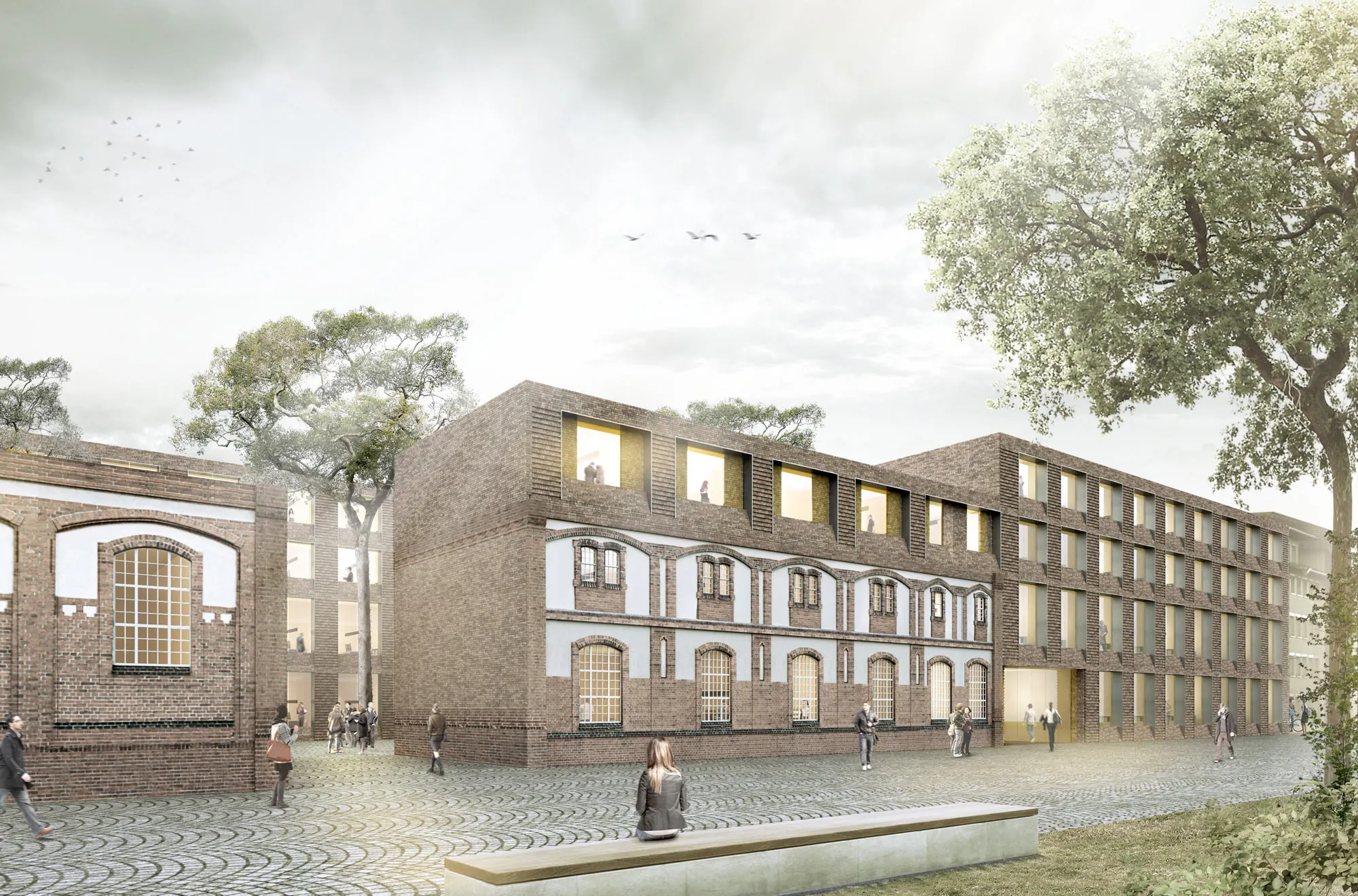 Ansicht mit Eingangssituation