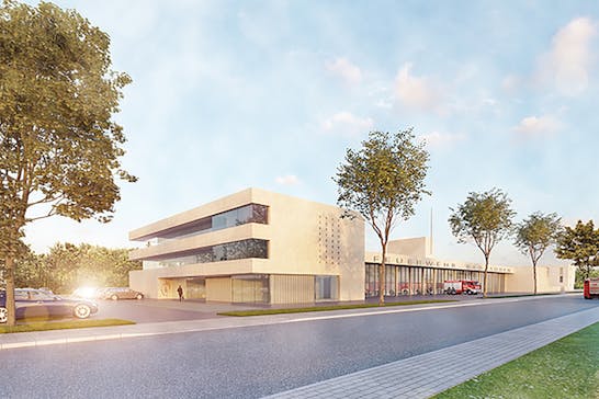 1 preis neubau feuerwache bad soden am taunus competitionline