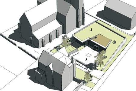 Heidacker Architekten Sonderankauf (2. Preisträger) Gemeindezentrum Pfarrei Herz Jesu, Ginsheim Gustavsburg 2007