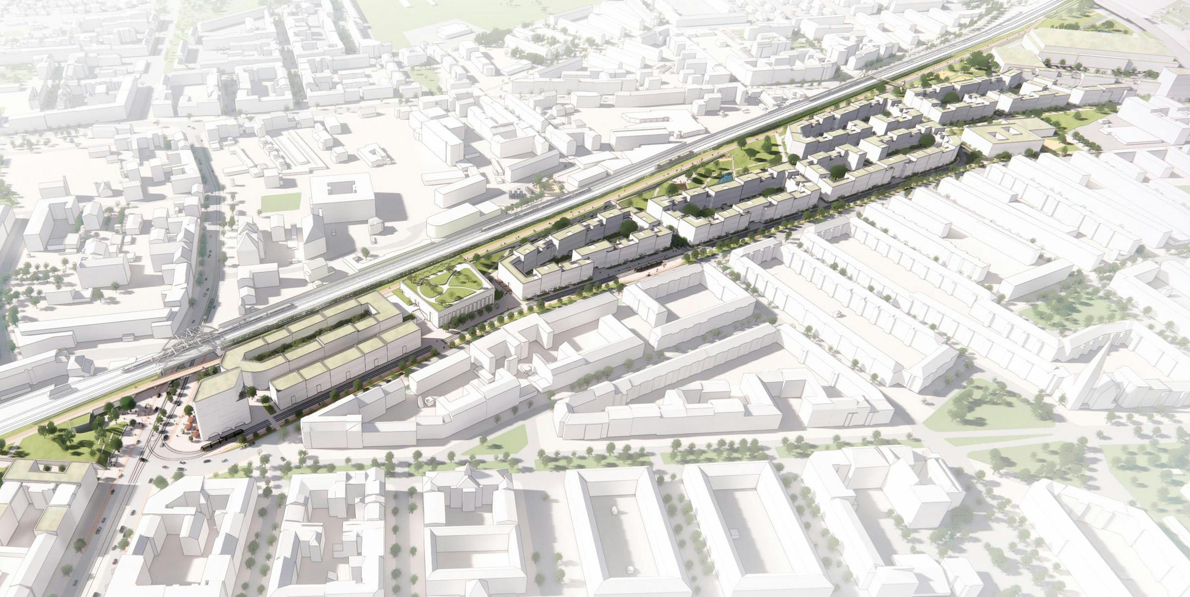 Vogelperspektive (Blick nach Nordosten)