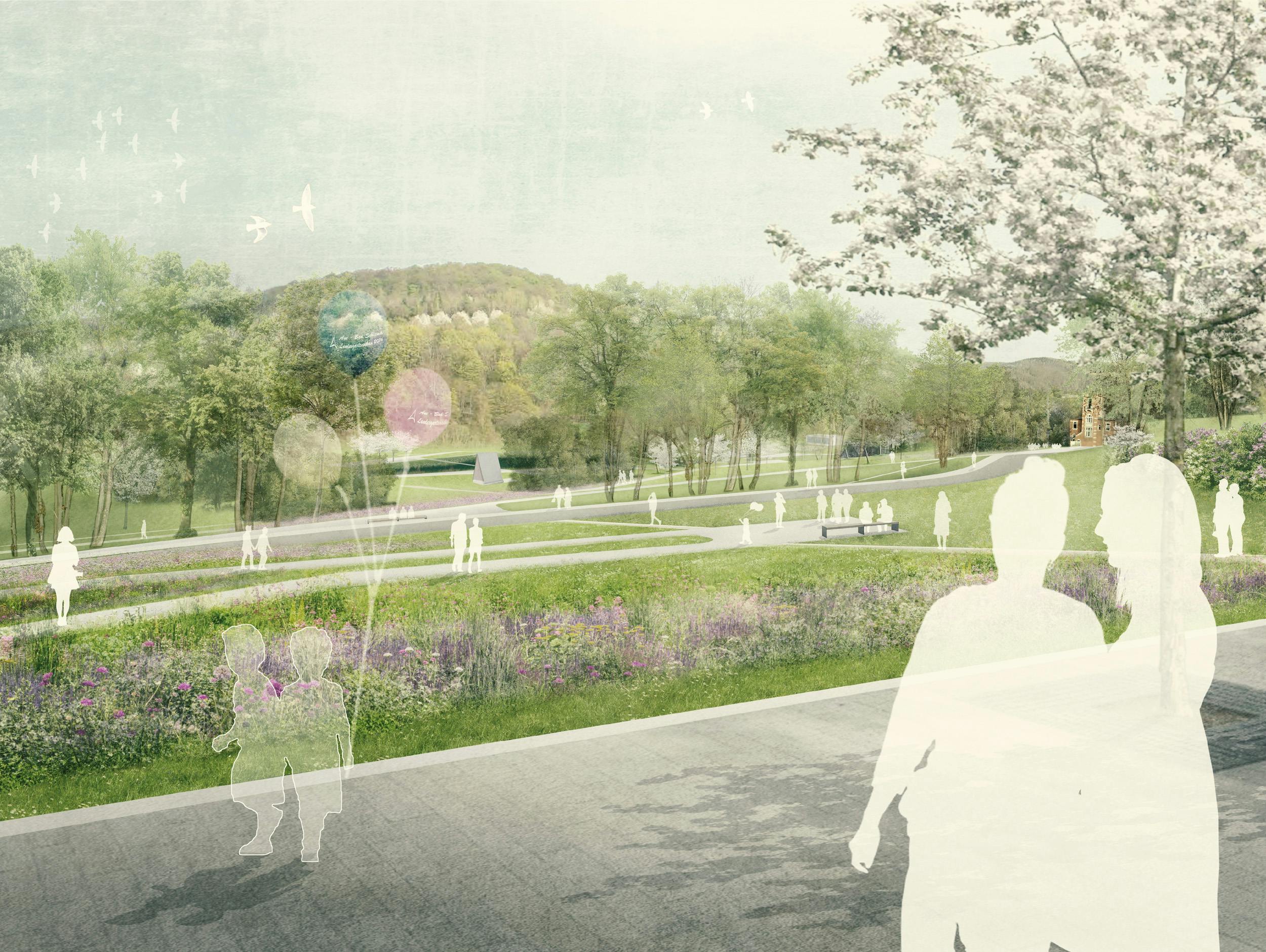  2. Preis : 10. Sächsische Landesgartenschau 2026 in Aue-Bad Schlema Motiv 