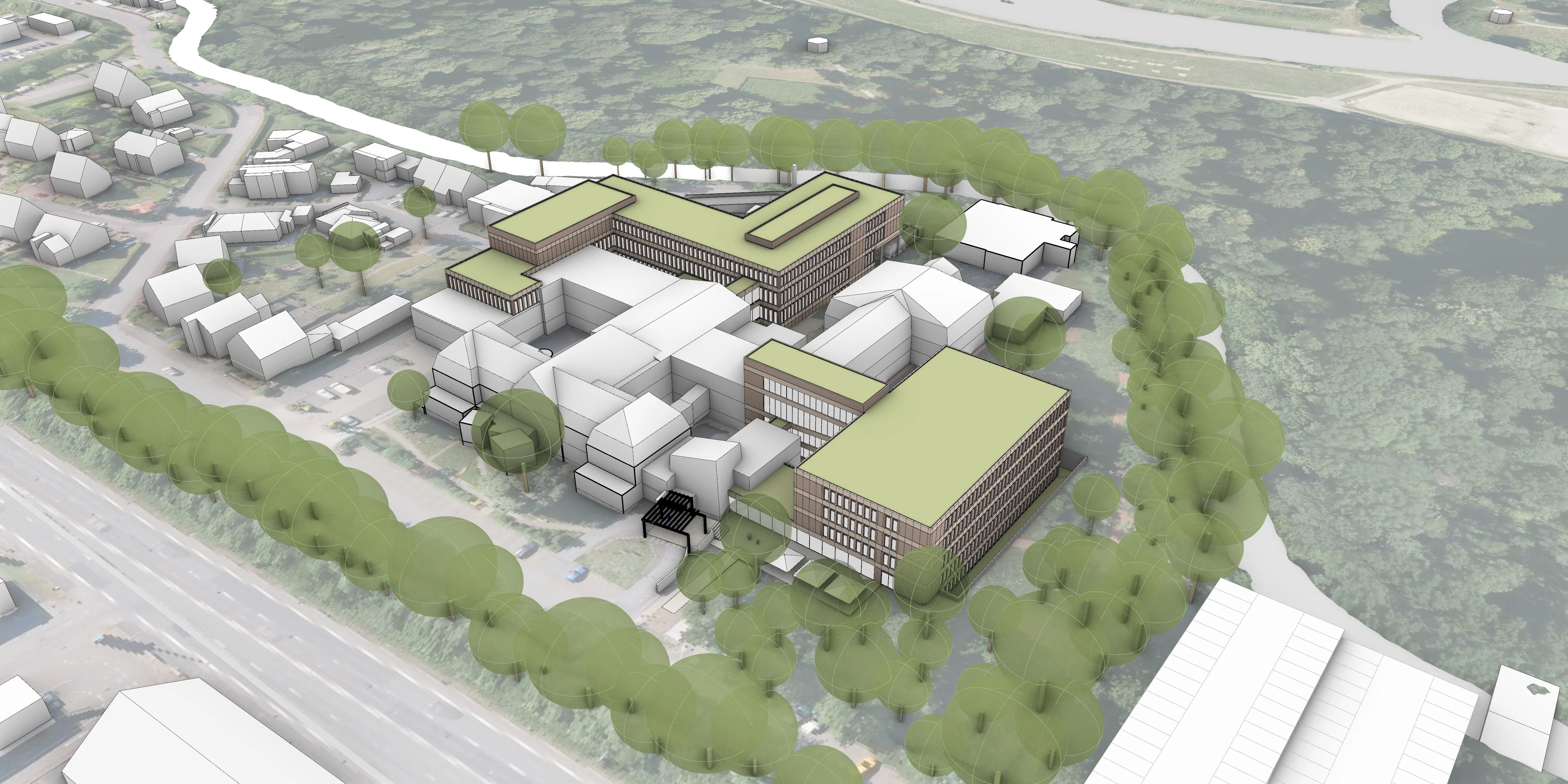 Konzept zur Erweiterung der Auguste-Viktoria-Klinik Bad Oeynhausen