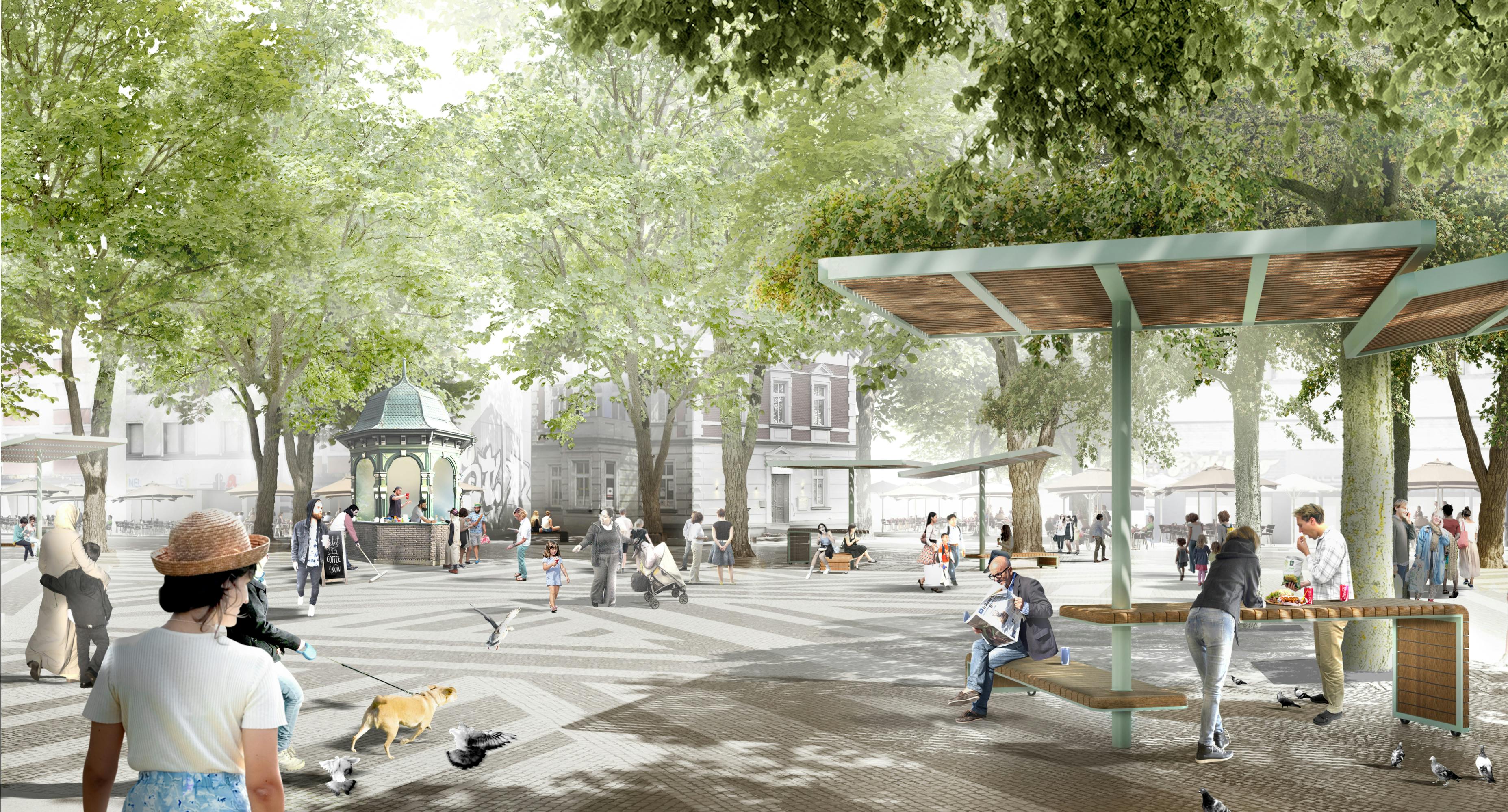 Perspektive Marktplatz