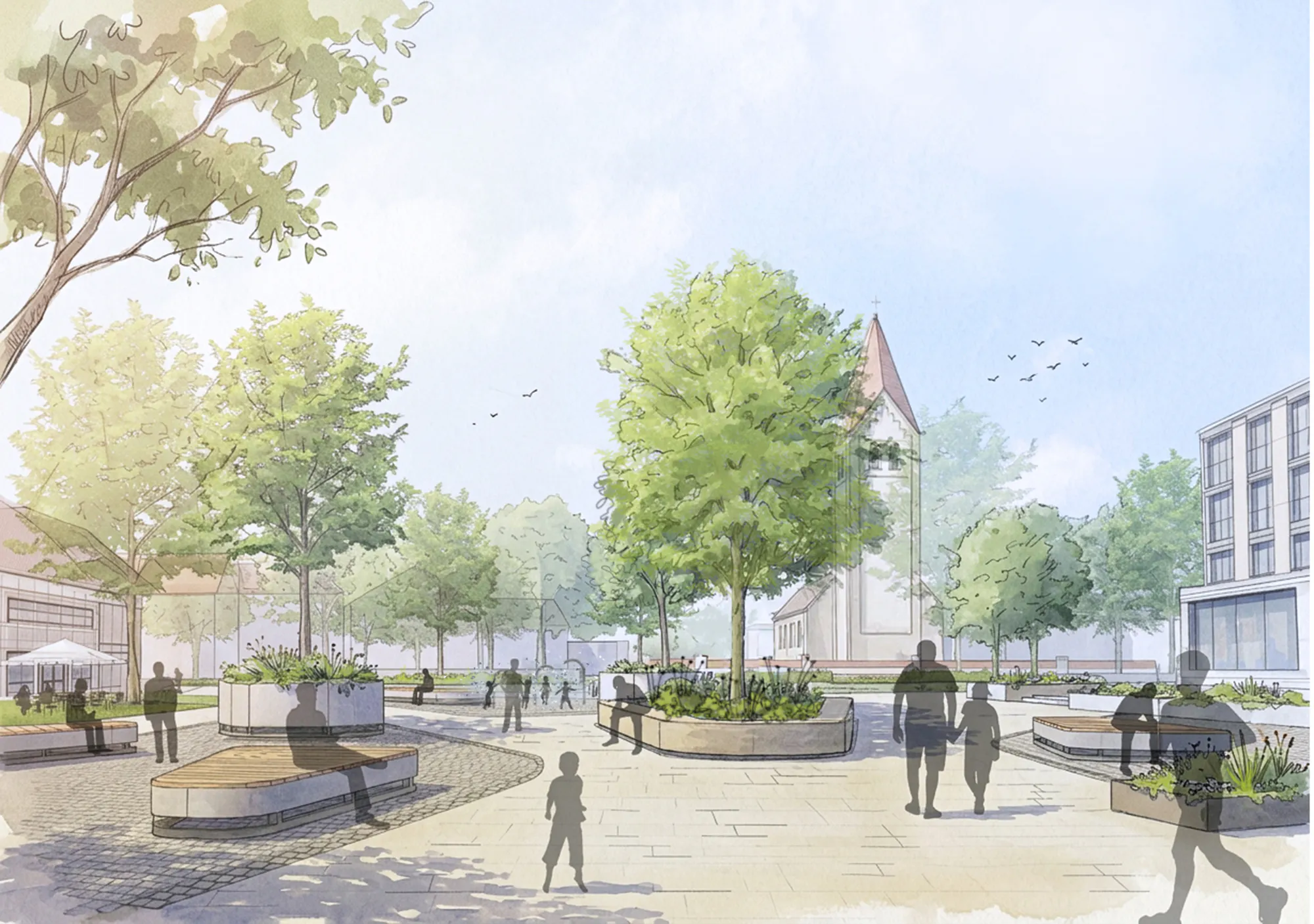Perspektive Bürgerplatz