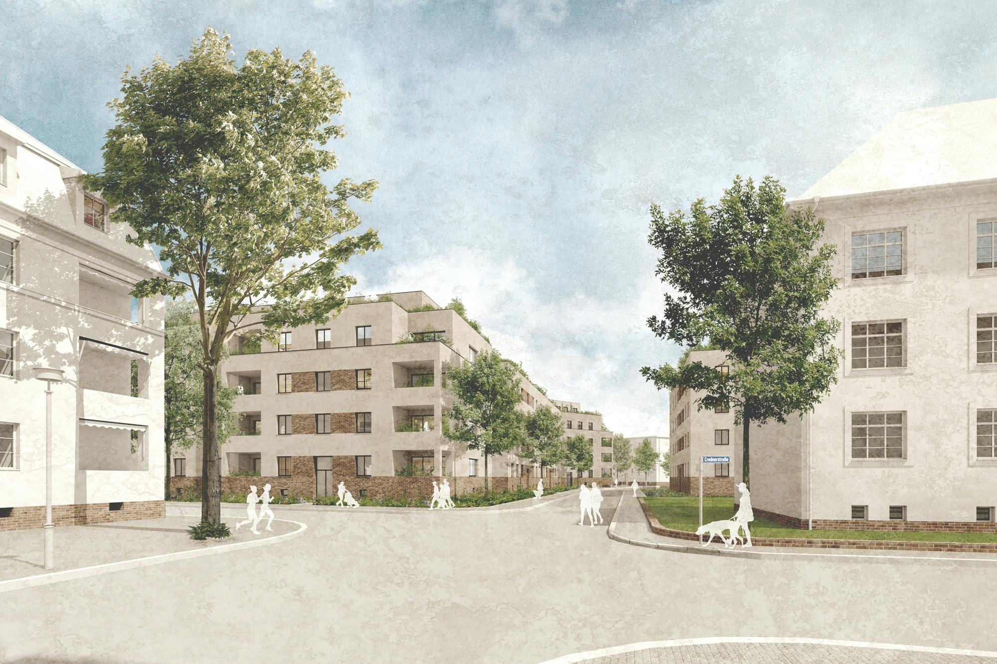 Visualisierung Wunderlichstraße Leipzig