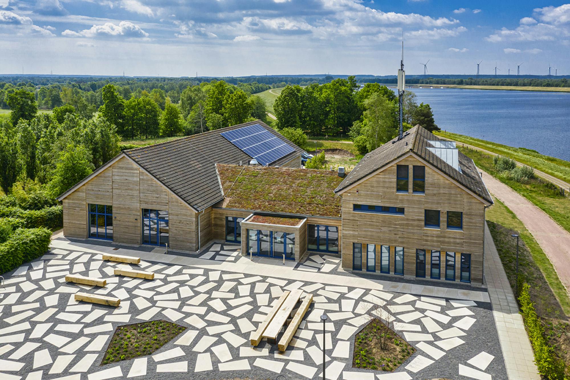 NuBA - Naturschutz- und Bildungszentrum Alfsee - Luftbild