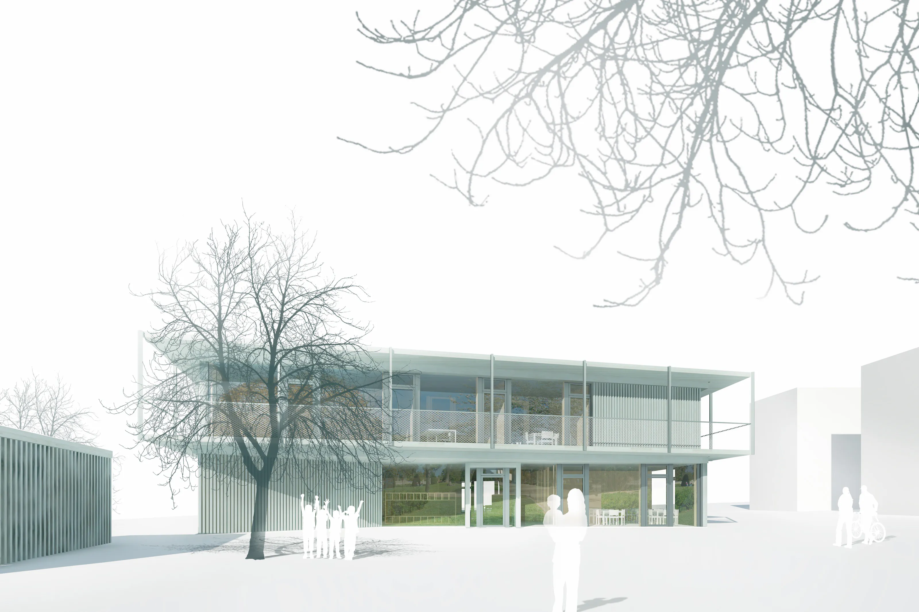  2. Preis : Neubau Kindergarten Lachenäcker in Friedrichshafen-Kluftern Bildidee 