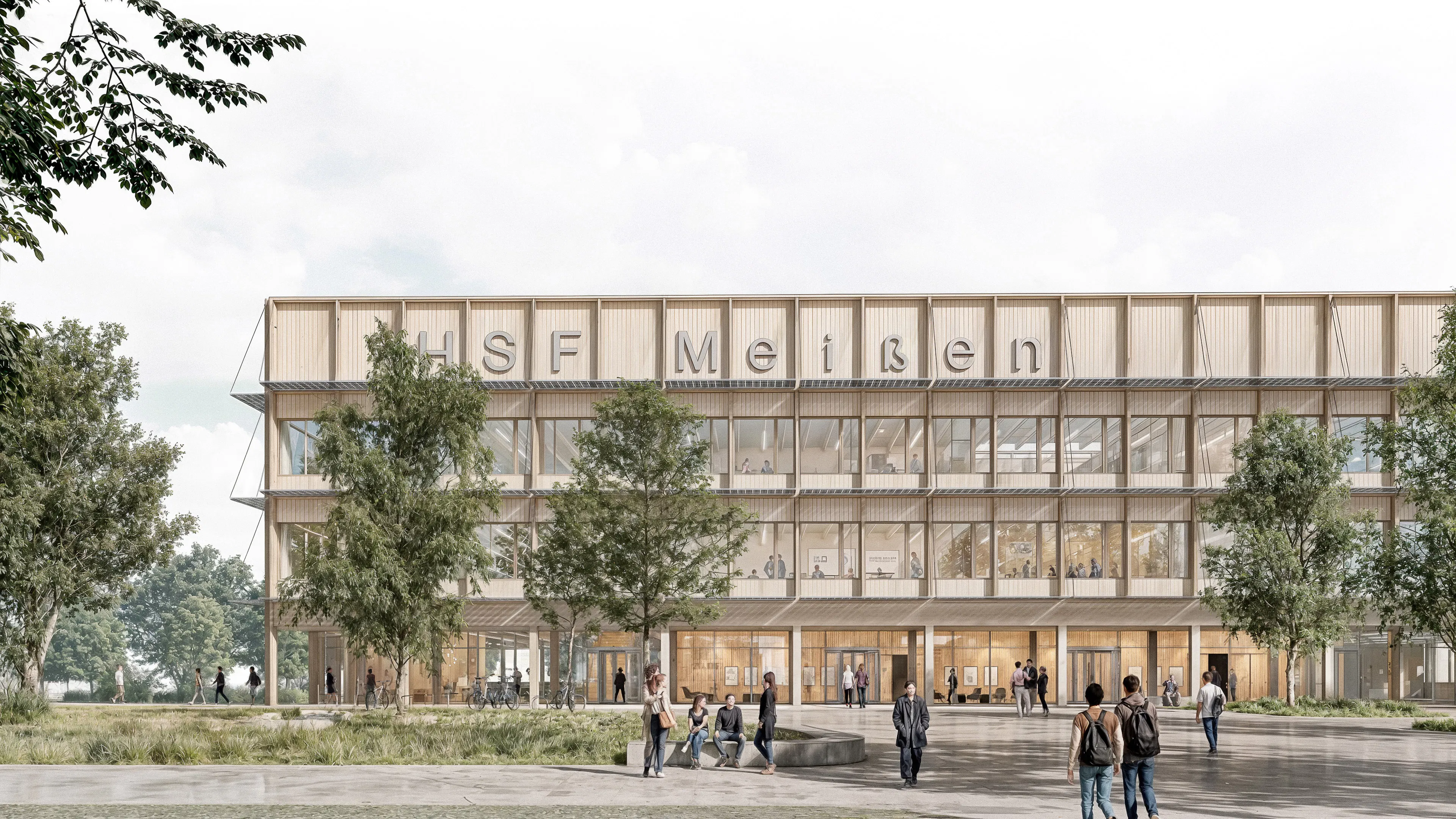 Ein 3. Preis : Neubau Lehrgebäude auf dem Campus der HSF Meißen ...