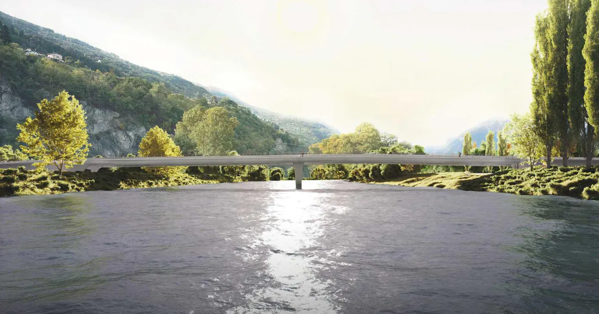 5. Rang : Neubau einer Brücke in Sion (CH) - competitionline
