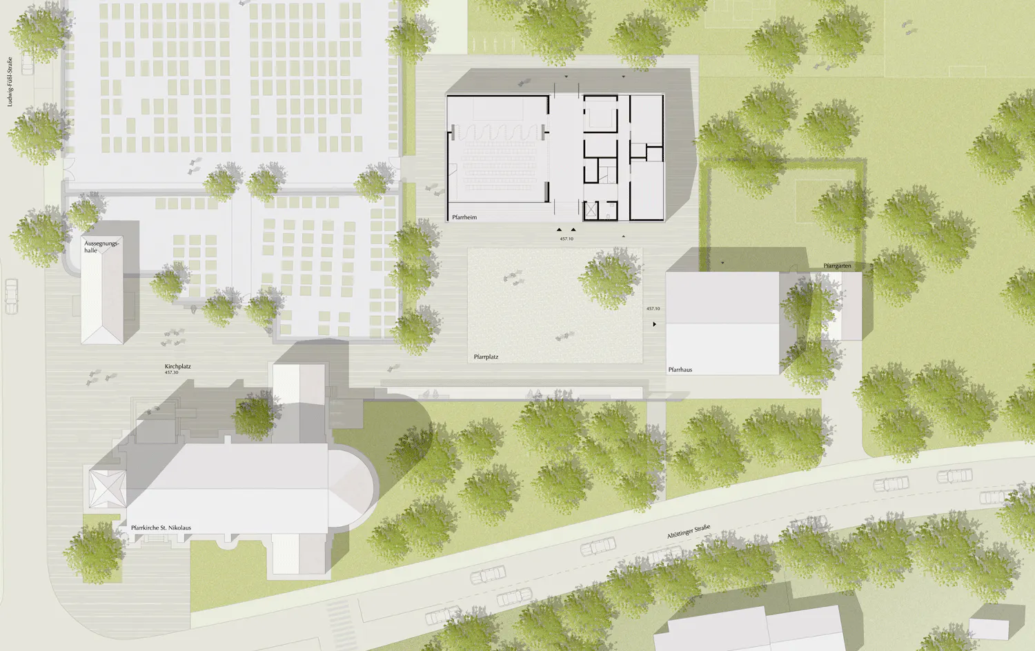 1. Preis kunze seeholzer architekten mit
fischer heumann landschaftsarchiteken