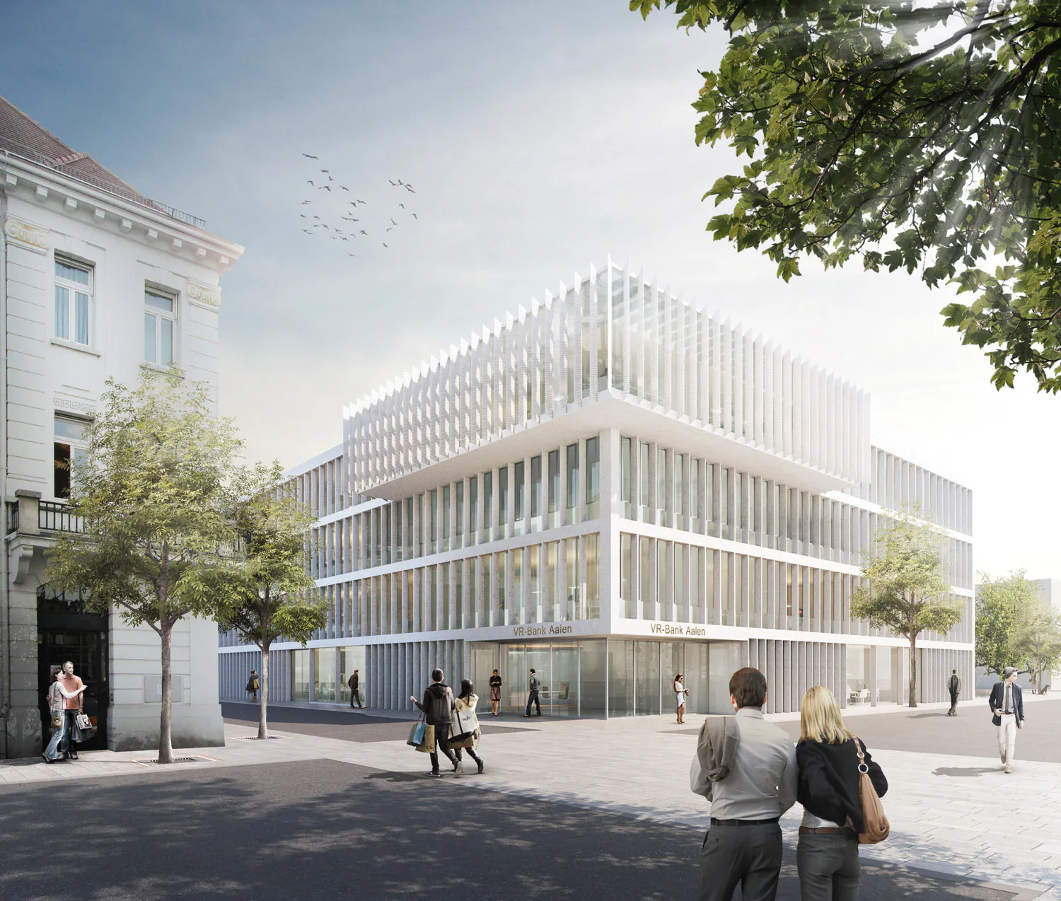 Anerkennung : Neubau Hauptstelle der VR-Bank - competitionline
