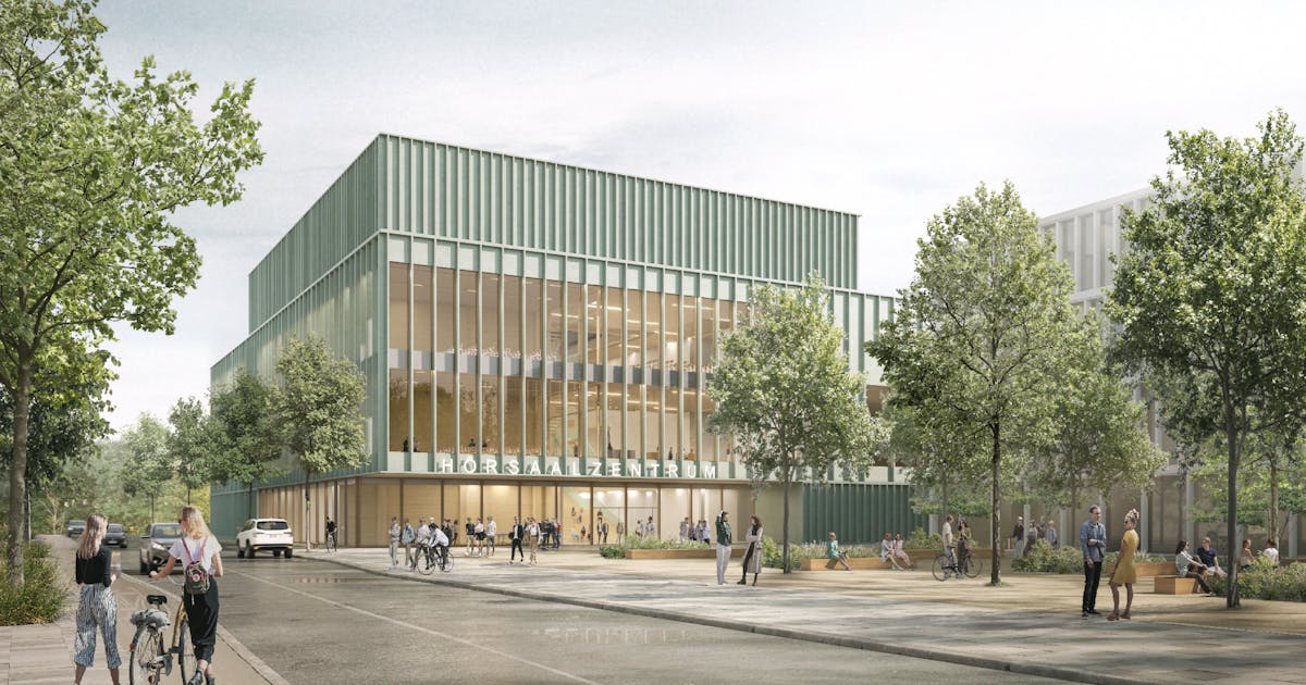 1. Preis Neubau Hörsaalzentrum am Geisteswissenschaftlichen Zentrum Erlangen der FAU Erlangen 1. Preis Neubau Hörsaalzentrum am Geisteswissenschaftlichen Zentrum Erlangen der FAU Erlangen