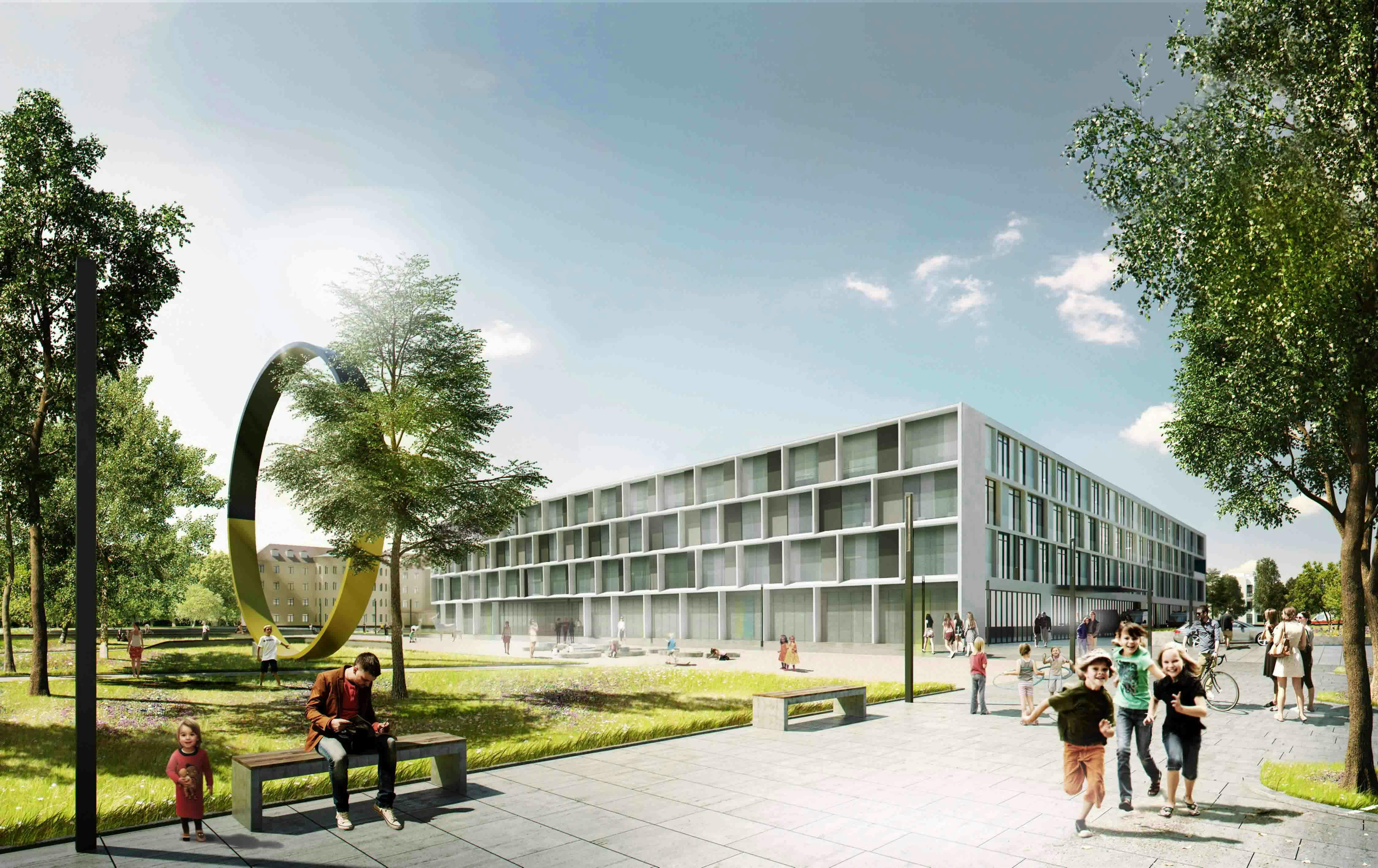 Ein 4. Preis  Neubau der Kinder und Jugendklinik am