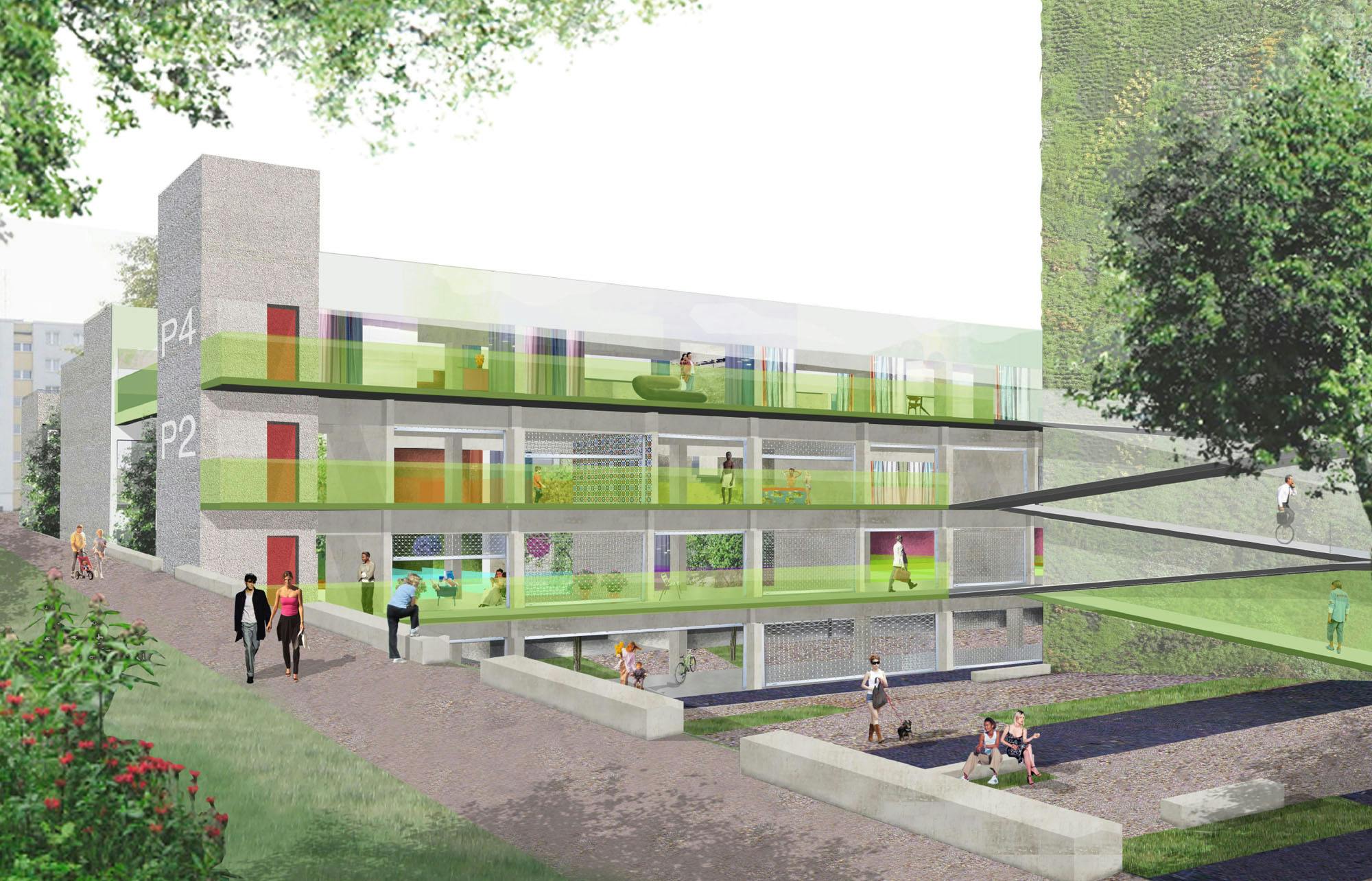 Einer von 31 Entwürfen: Grundstück Briesestraße 19 (Neukölln) - Augustin und Frank Architekten