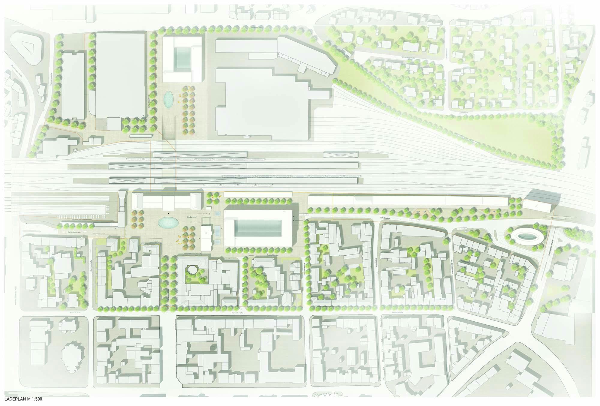 Anerkennung Westliches Umfeld ICEBahnhof in Fulda