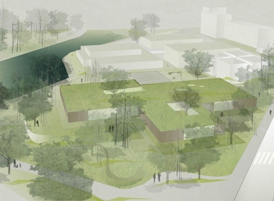 Erweiterungsbau der Erich-Kästner-Schule dasch zürn architekten - Perspektive
