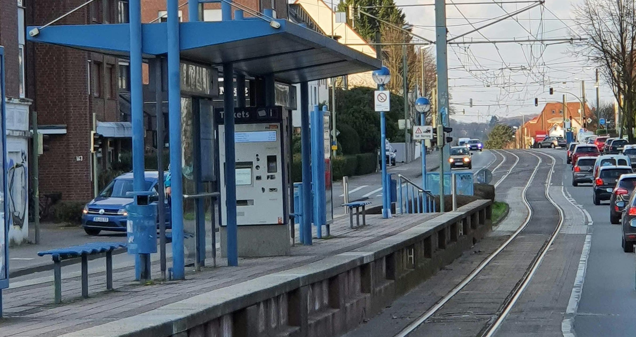 Umbau einer Haltestelle Stadtbahn Linie 3 Bielefeld