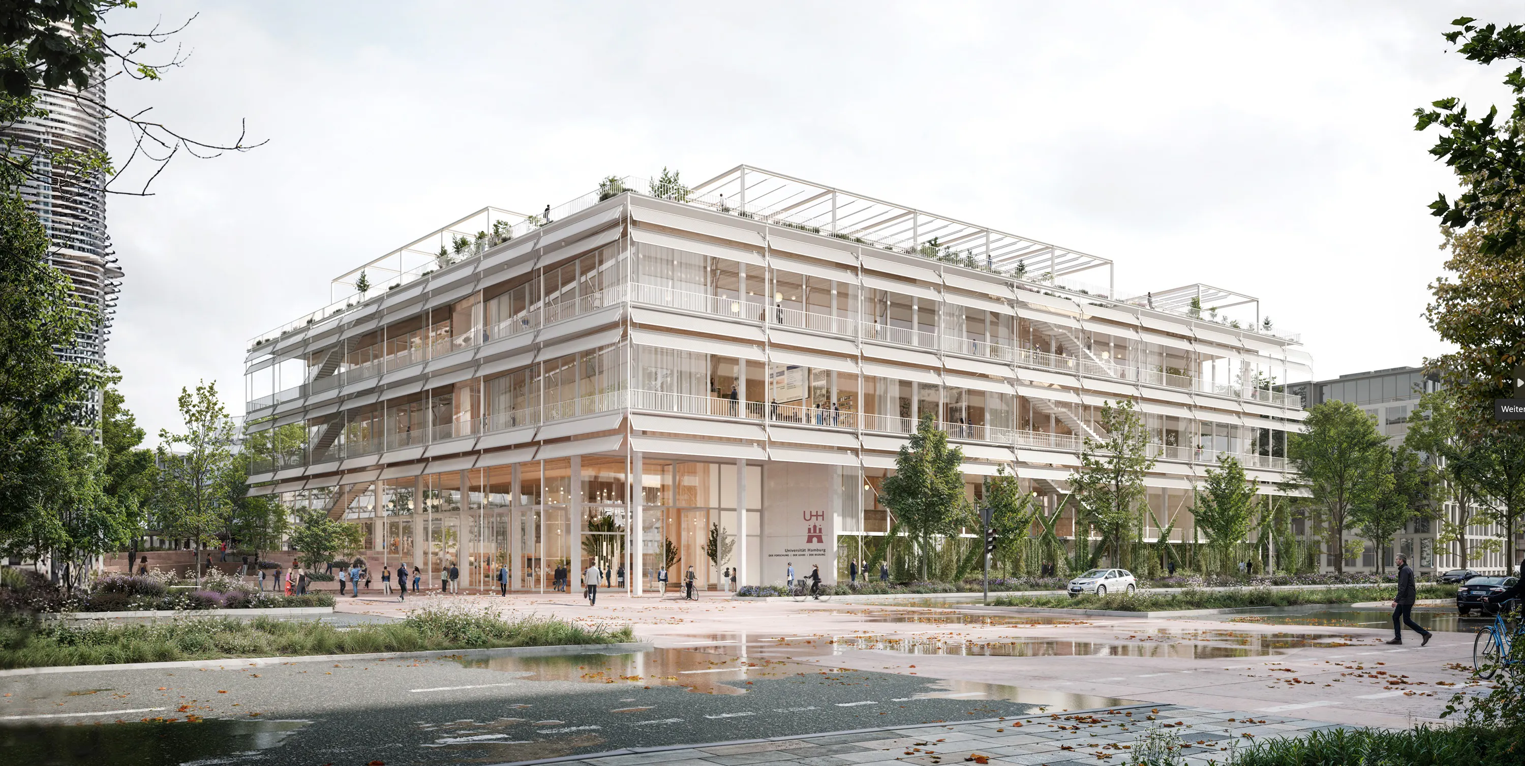 Hörsaalzentrum SCHB - Perspektive Luruper Chaussee