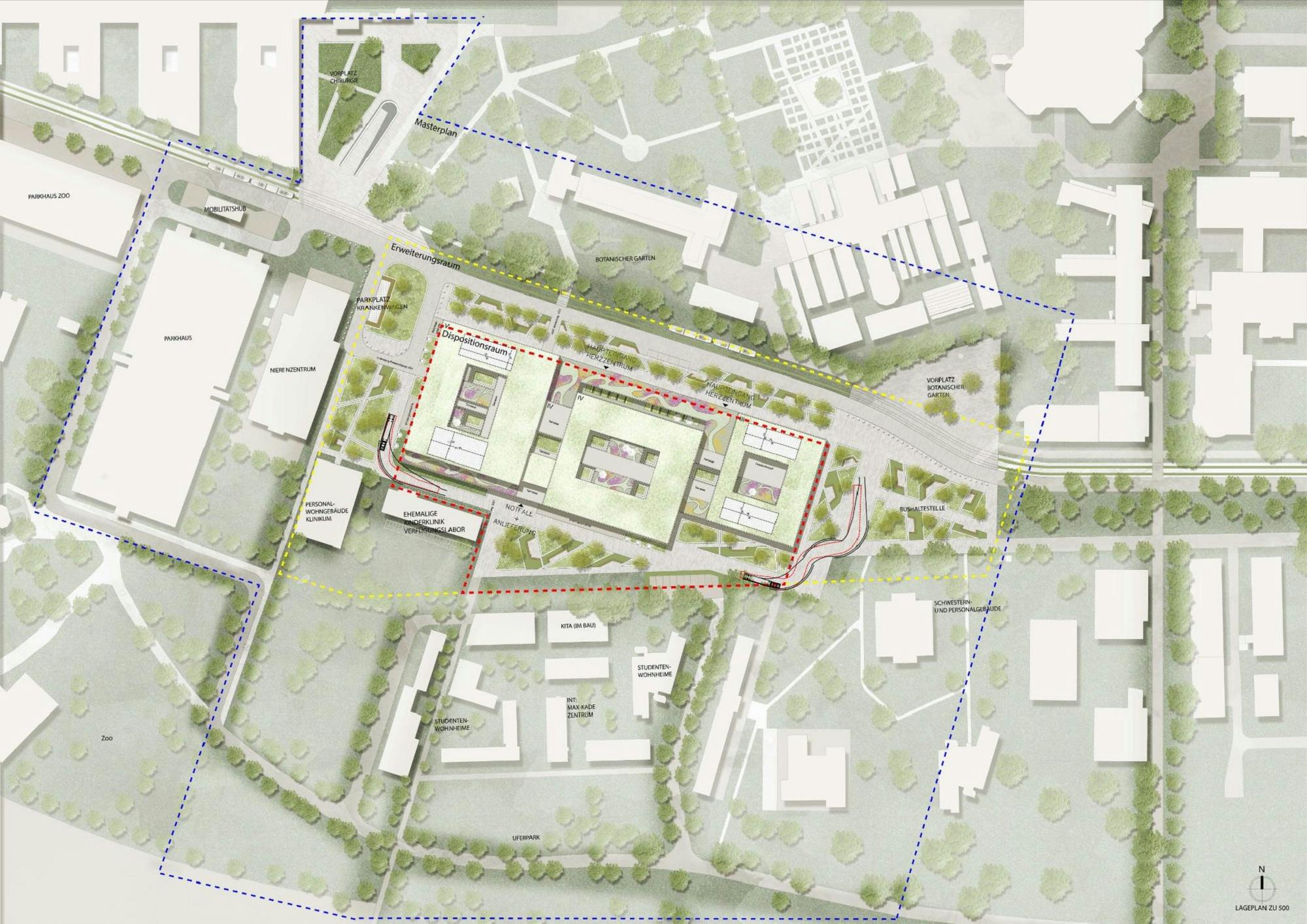 Lageplan - Neubau Herzzentrum am Universitätsklinikum Heidelberg