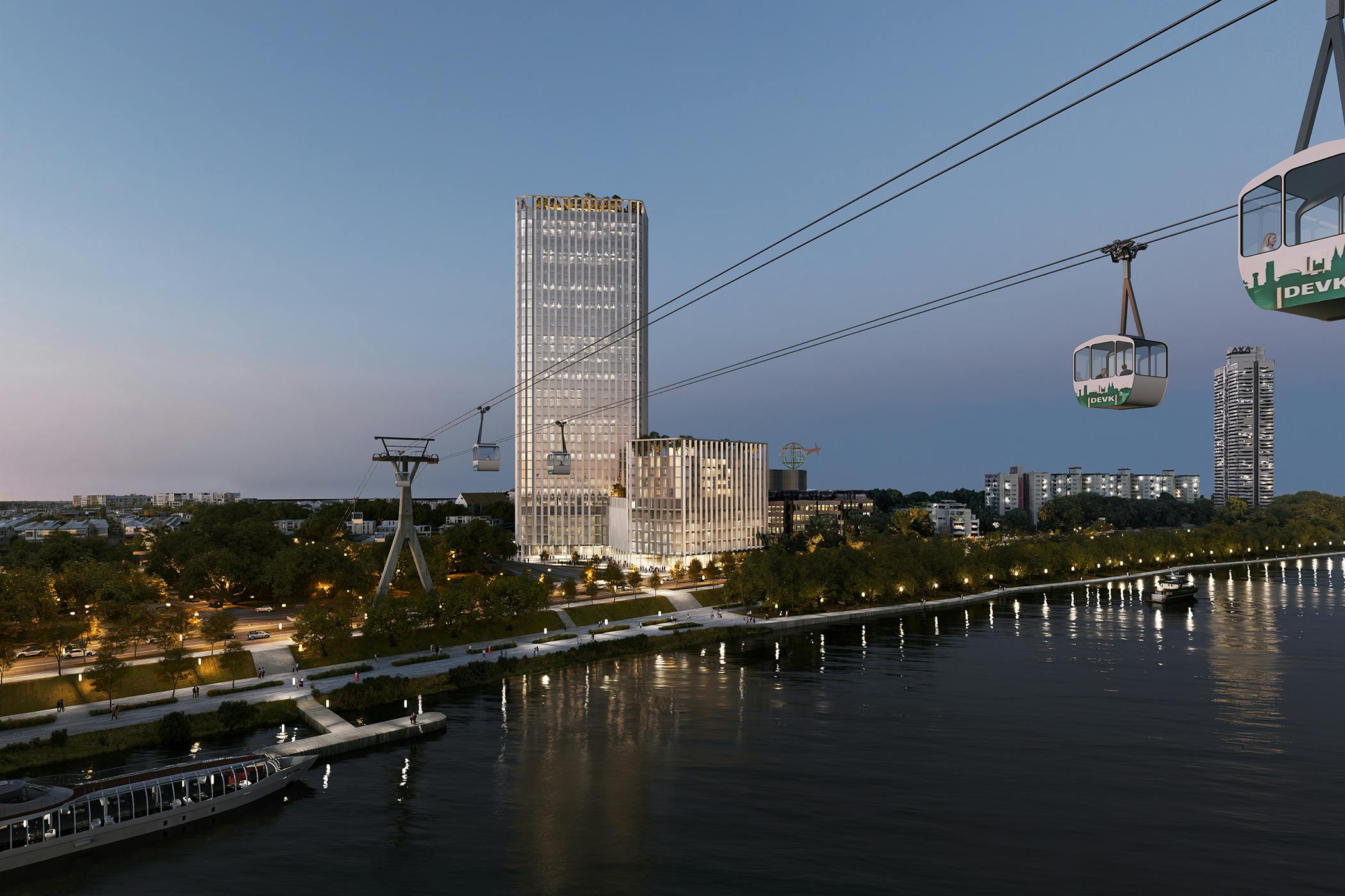 Blick von der Zoobrücke aus