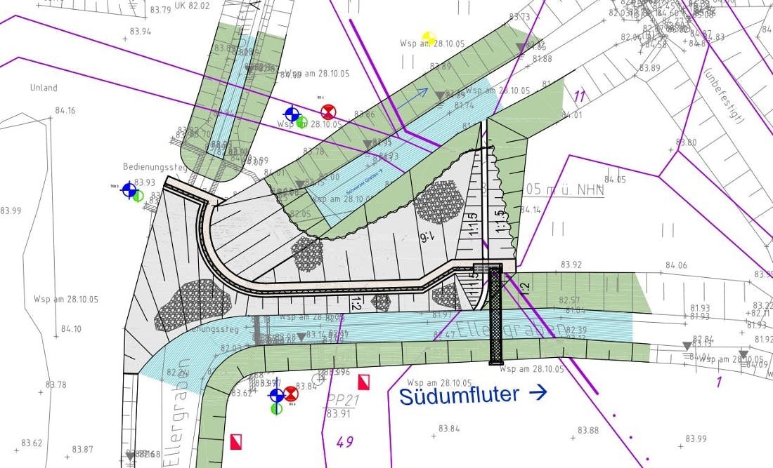 Umbau Verteilerwerke am Großen Teich Torgau (seecon)