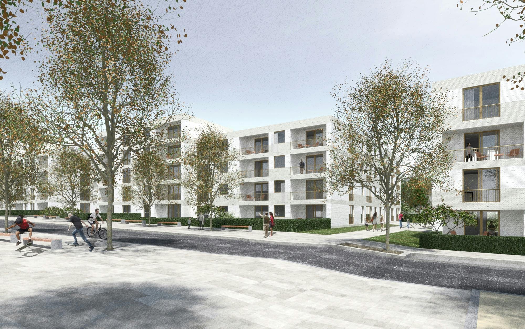 2. Rundgang Entwicklung der Wohnbebauung Dessauer Straße in Wolfsburg