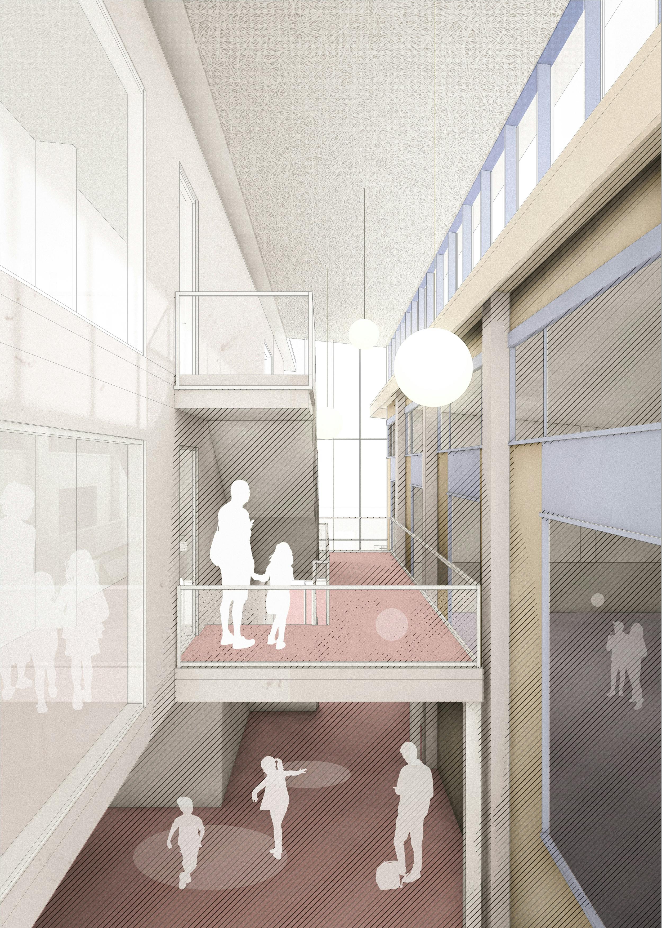 Idee für den Erschließungsbereich