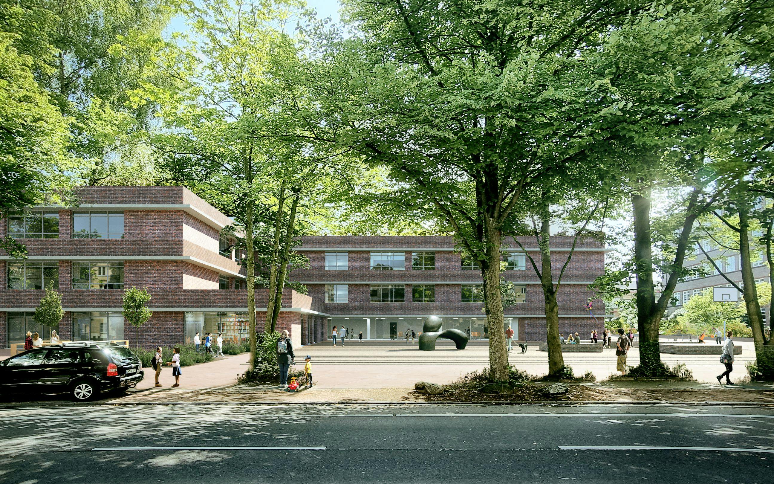 Neubau und Sanierung der Grund und Stadtteilschule Alter Teichweg in