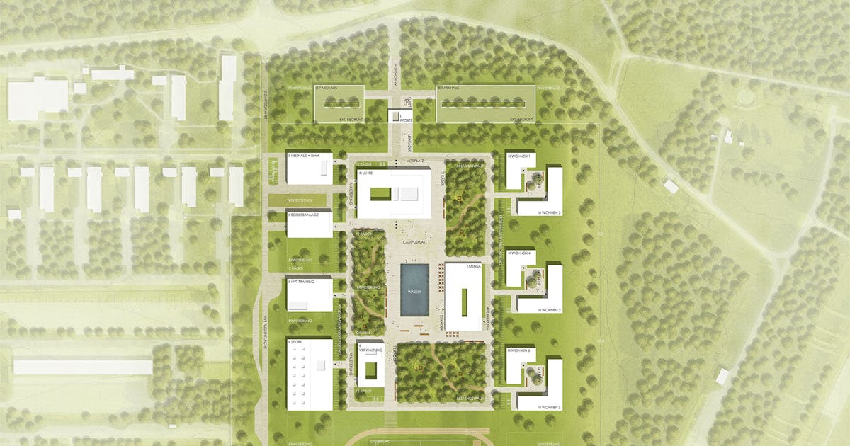 2. Preis Neubau Generalzolldirektion (GZD) Bildungs und Wissenschaftszentrum der 2. Preis Neubau Generalzolldirektion (GZD) Bildungs und Wissenschaftszentrum der
