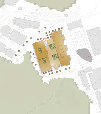 2 preis neubau der augenklinik mit integriertem for competitionline