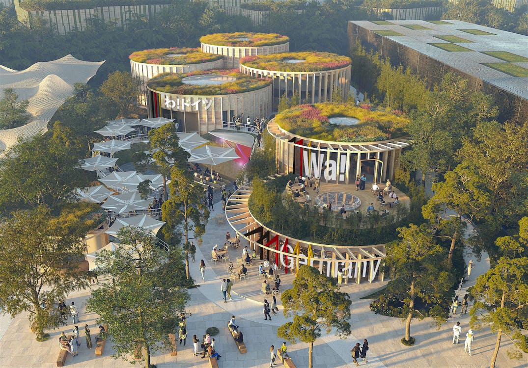Temporärer Deutscher Pavillon für die Expo 2025 Osaka (JP
