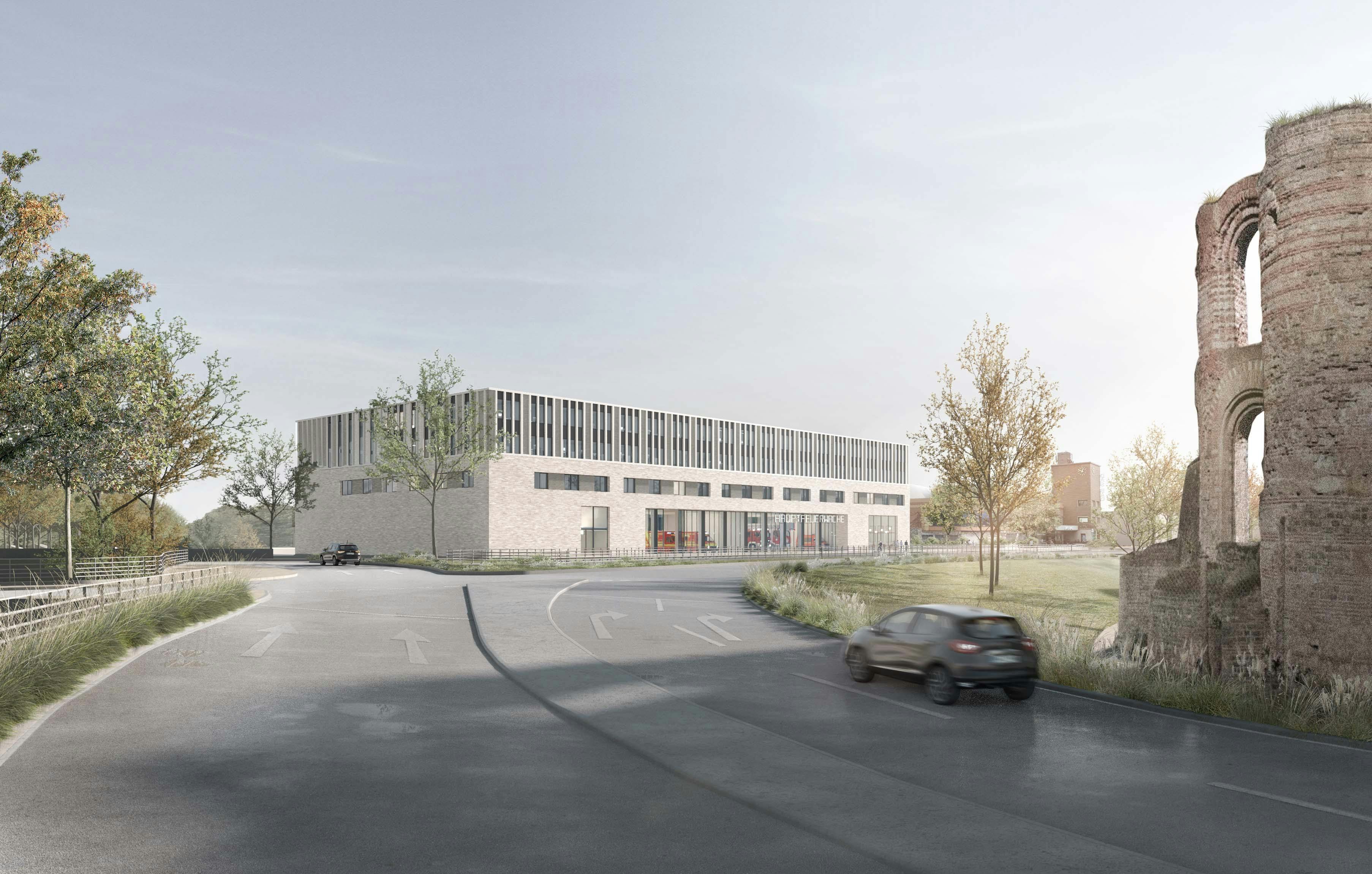 Anerkennung : Neubau der Hauptfeuerwache Trier mit Rettungswache und ...