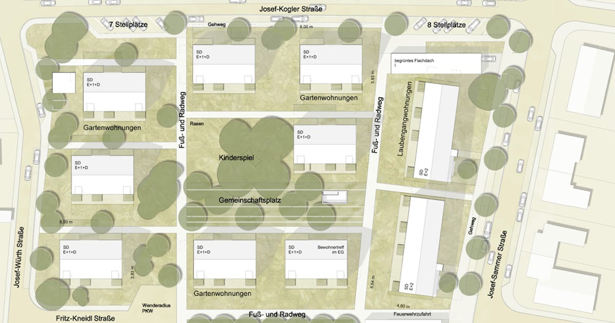 Teilnahme Wohnbebauung nördlich der Oberhachinger Straße