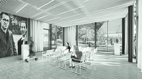 3 preis neubau besucherzentrum am brecht weigel hau competitionline