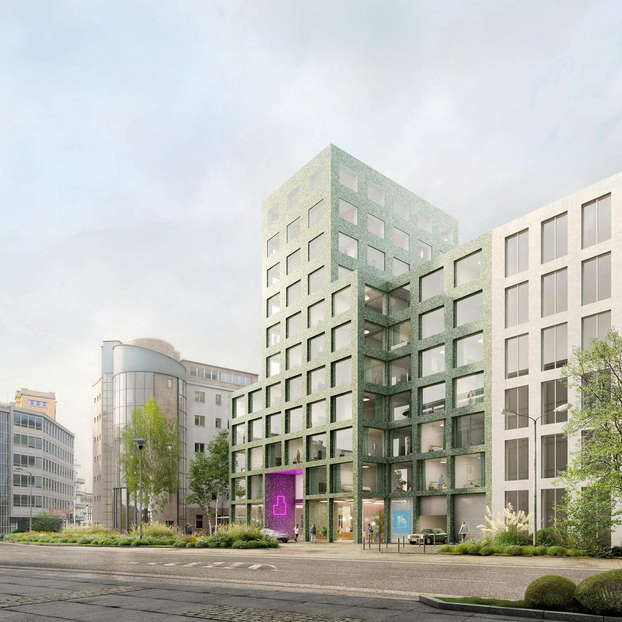 Palace Ostrava-Street