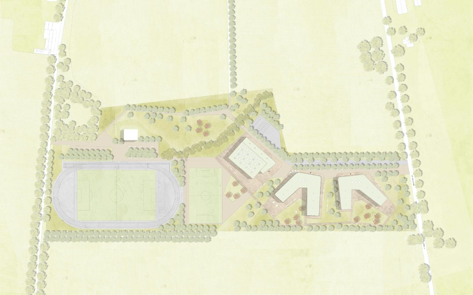 Lageplan Schulcampus