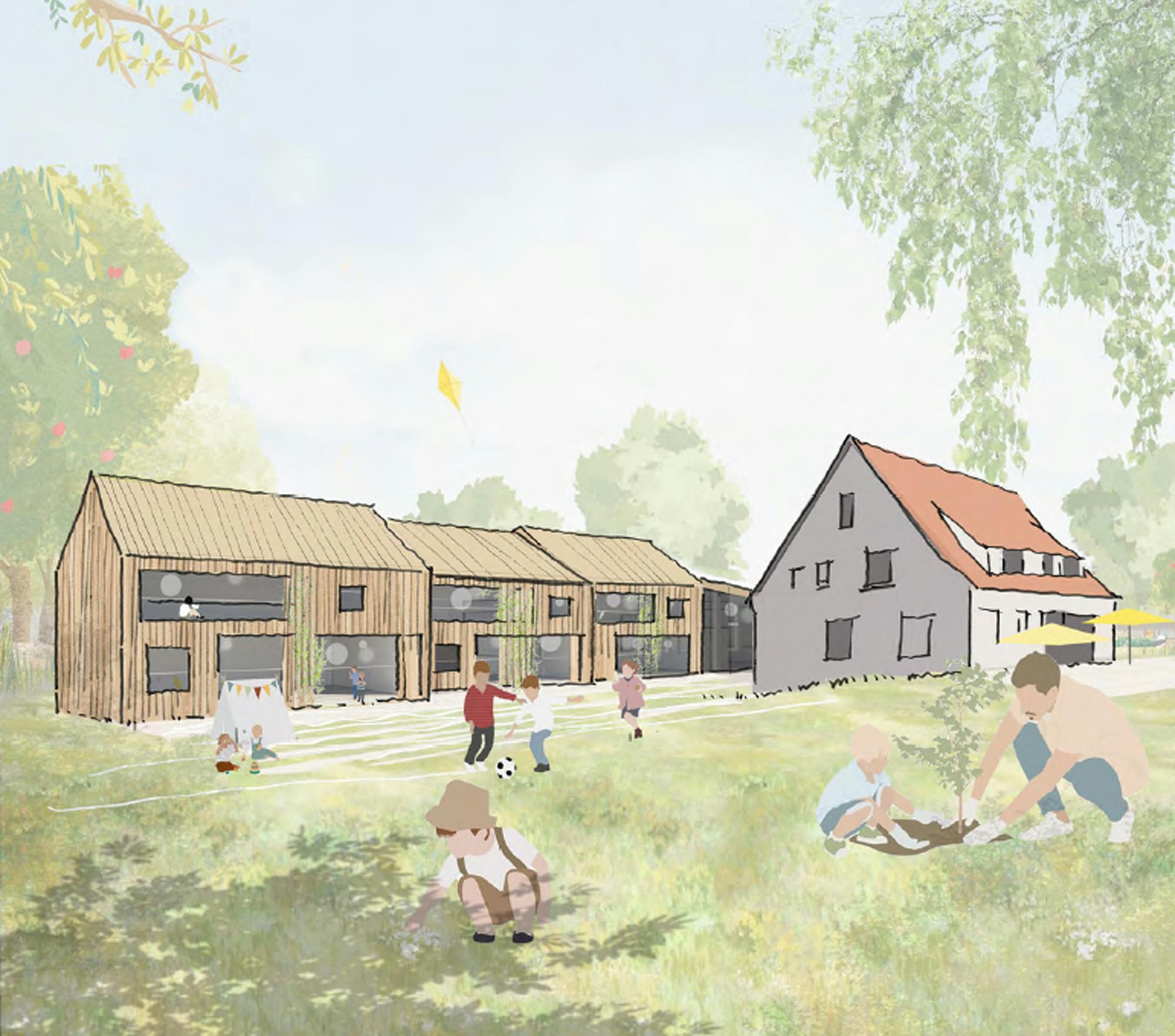 Ein 3. Preis : Neubau Kindergarten „Im Brühl“ in Aldingen - competitionline