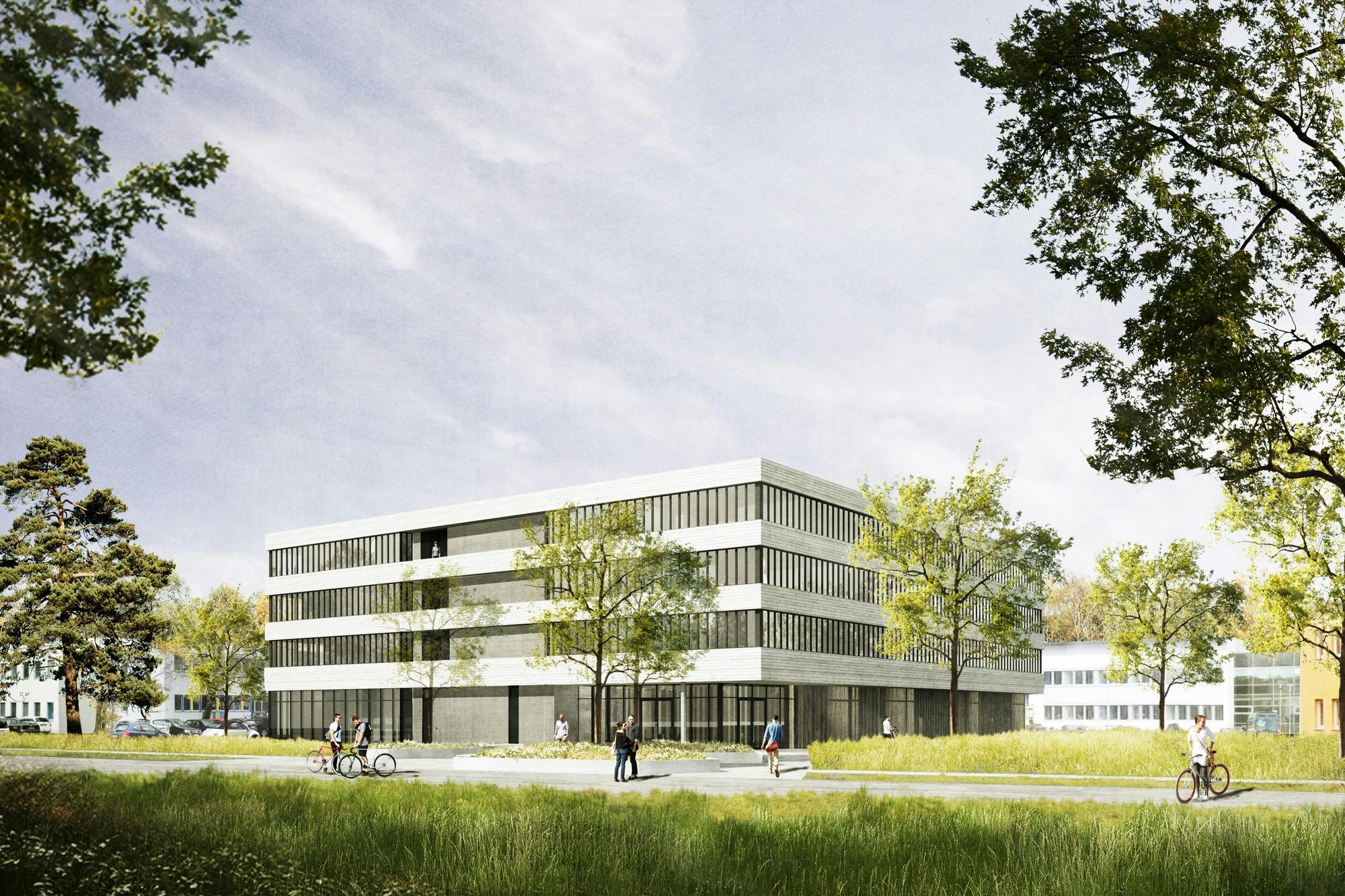 Neubau Verfügungsgebäude Forschungszentrum Jülich_Perspektive