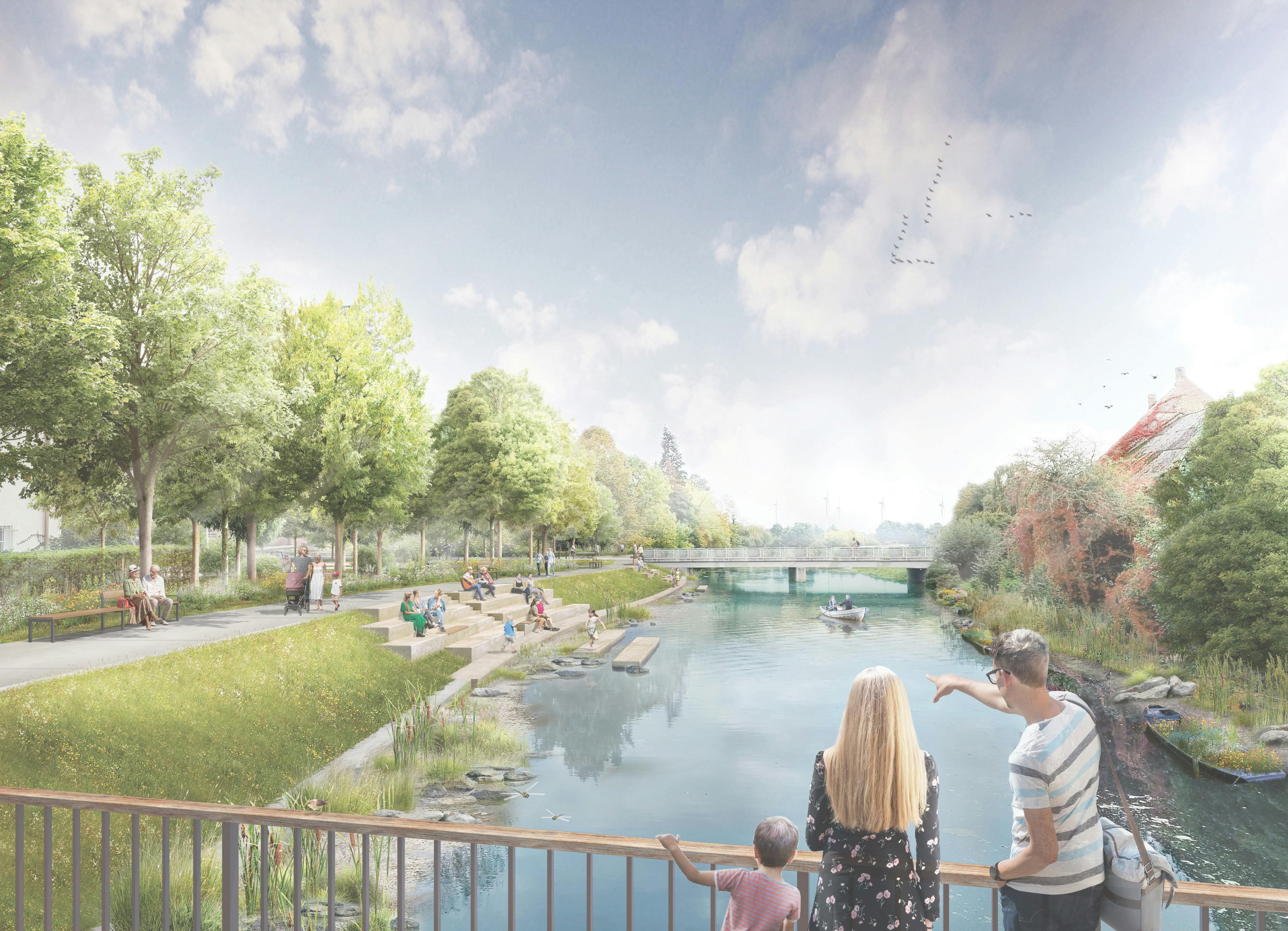 Blick über die Jeetzel